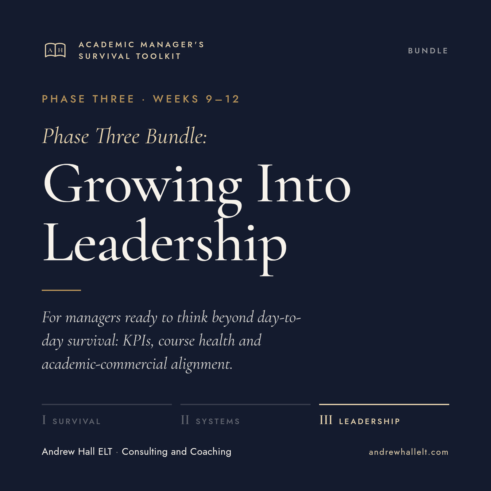 Phase Three Bundle: Growing Into Leadership cover